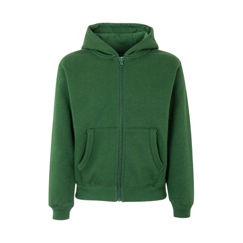 SF270K.SUDADERA CREM/CAPUCHA KIDS BOTTLE GREEN 1/2