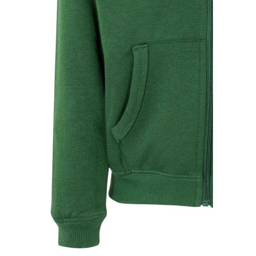 SF270K.SUDADERA CREM/CAPUCHA KIDS BOTTLE GREEN 1/2