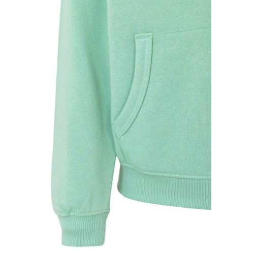 SF270K.SUDADERA CREM/CAPUCHA KIDS SAGE 1/2