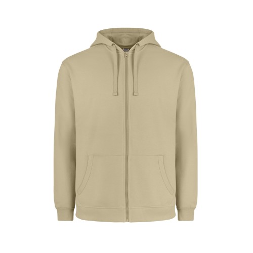 SF270U.SUDADERA CREMALLERA CAPUCHA LATTE XS