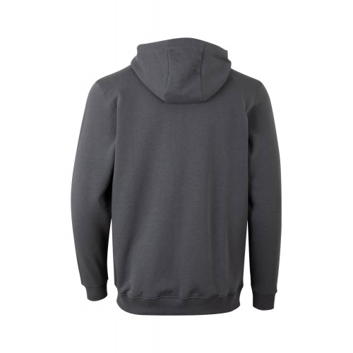 SF270U.SUDADERA CREMALLERA CAPUCHA DARK GREY 2XL