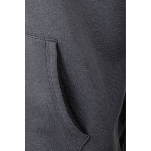 SF270U.SUDADERA CREMALLERA CAPUCHA DARK GREY 2XL