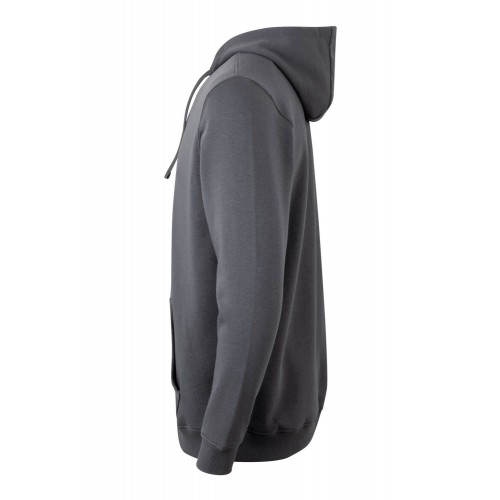 SF270U.SUDADERA CREMALLERA CAPUCHA DARK GREY 2XL