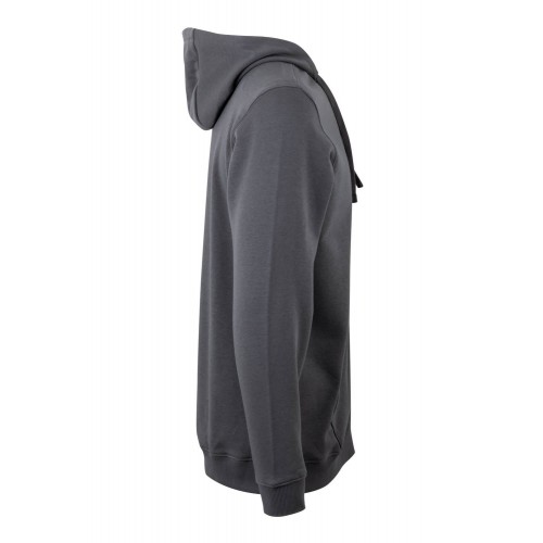 SF270U.SUDADERA CREMALLERA CAPUCHA DARK GREY 2XL