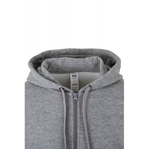 SF270U.SUDADERA CREMALLERA CAPUCHA HEATHER GREY 2XL