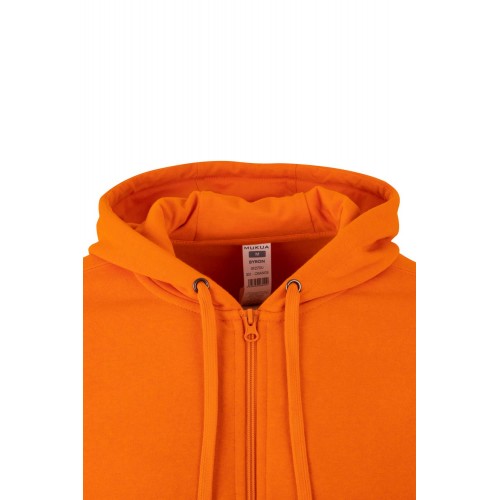 SF270U.SUDADERA CREMALLERA CAPUCHA ORANGE 2XL