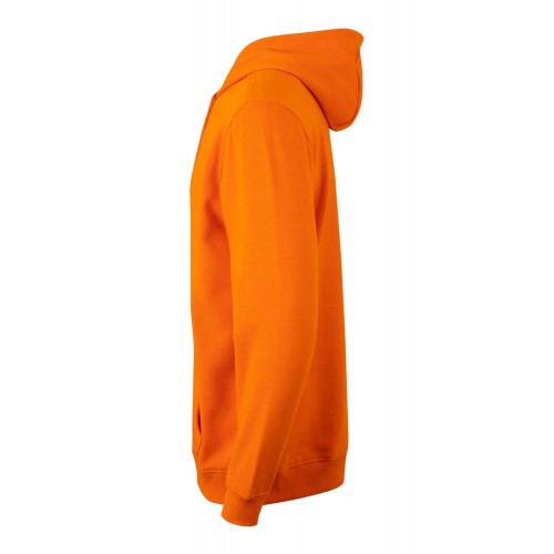 SF270U.SUDADERA CREMALLERA CAPUCHA ORANGE 2XL