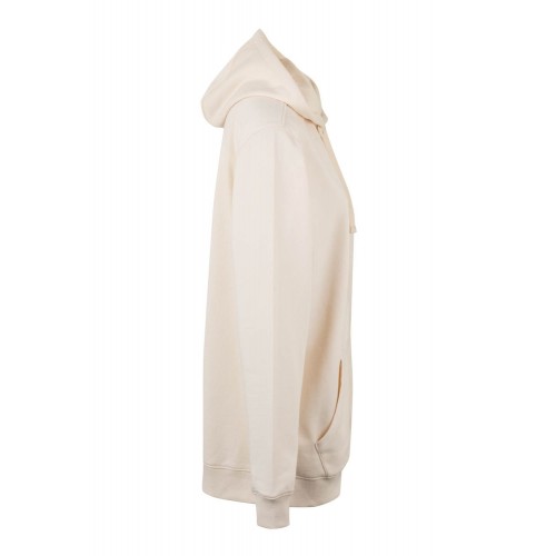 SF270U.SUDADERA CREMALLERA CAPUCHA IVORY 2XL