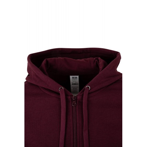 SF270U.SUDADERA CREMALLERA CAPUCHA WINE 2XL
