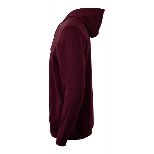 SF270U.SUDADERA CREMALLERA CAPUCHA WINE 2XL