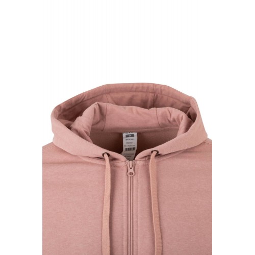 SF270U.SUDADERA CREMALLERA CAPUCHA PALE ROSE 2XL