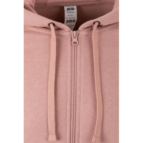 SF270U.SUDADERA CREMALLERA CAPUCHA PALE ROSE 2XL