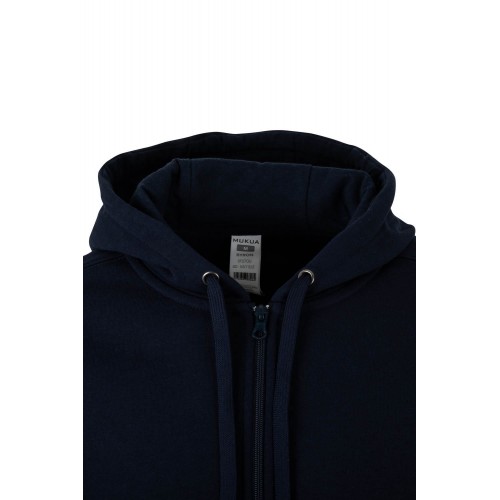 SF270U.SUDADERA CREMALLERA CAPUCHA NAVY 2XL