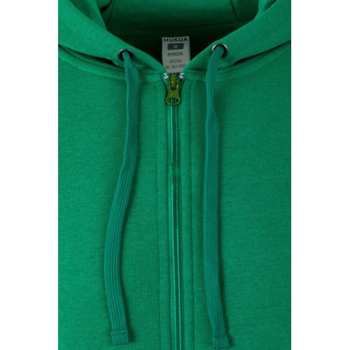 SF270U.SUDADERA CREMALLERA CAPUCHA KELLY GREEN 2XL
