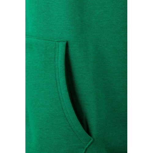 SF270U.SUDADERA CREMALLERA CAPUCHA KELLY GREEN 2XL