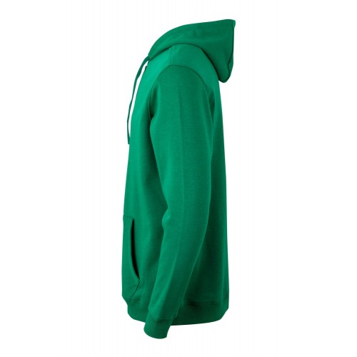 SF270U.SUDADERA CREMALLERA CAPUCHA KELLY GREEN 2XL