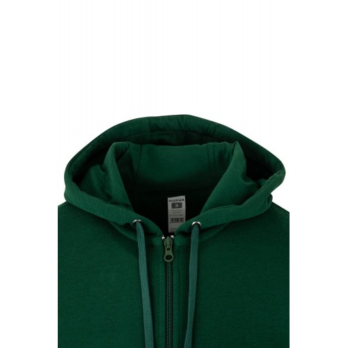 SF270U.SUDADERA CREMALLERA CAPUCHA BOTTLE GREEN 2XL