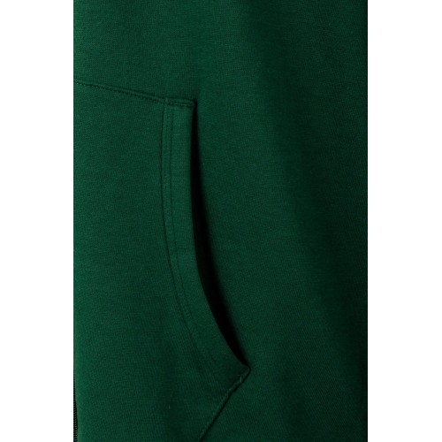 SF270U.SUDADERA CREMALLERA CAPUCHA BOTTLE GREEN 2XL