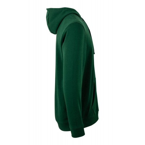SF270U.SUDADERA CREMALLERA CAPUCHA BOTTLE GREEN 2XL