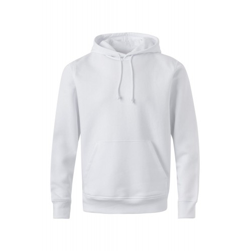 SHN290U.SUDADERA CAPUCHA UNISEX GOTS WHITE L