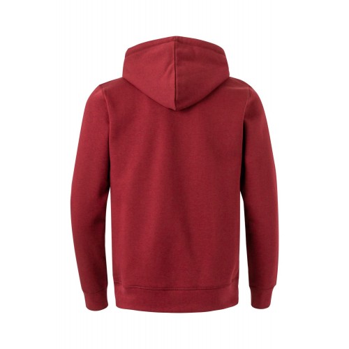 SHN290U.SUDADERA CAPUCHA UNISEX GOTS BURGUNDY 2XL