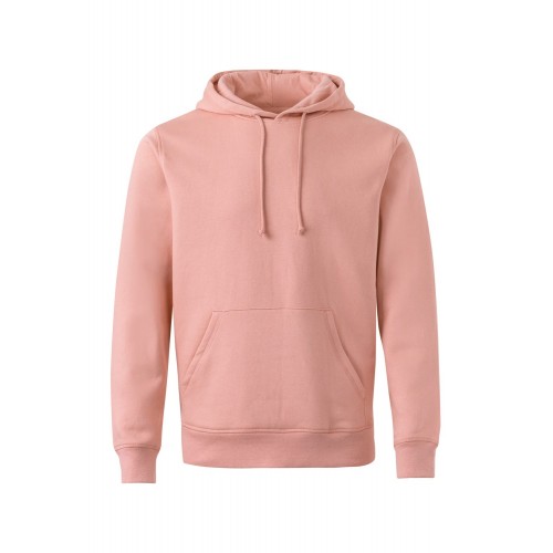 SHN290U.SUDADERA CAPUCHA UNISEX GOTS PINK ROSE 3XL