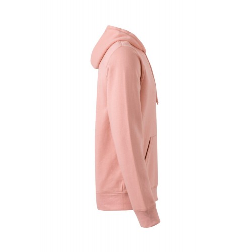 SHN290U.SUDADERA CAPUCHA UNISEX GOTS PINK ROSE 2XL