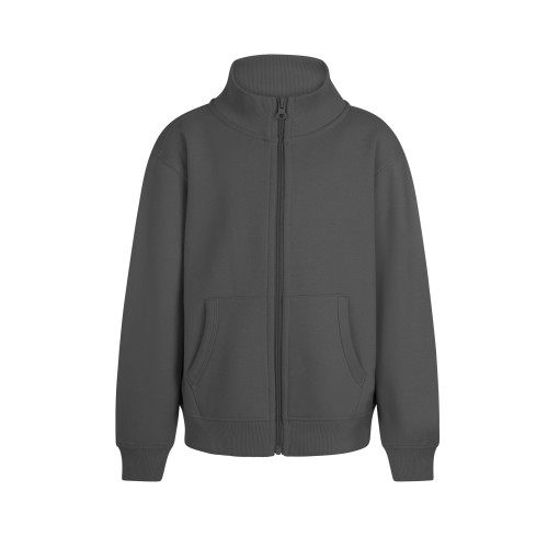 SZ270K.SUDADERA CREMALLERA KIDS DARK GREY 1/2