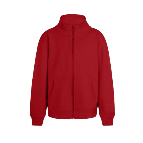 SZ270K.SUDADERA CREMALLERA KIDS RED 1/2