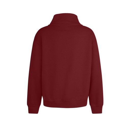 SZ270K.SUDADERA CREMALLERA KIDS CRIMSON 1/2