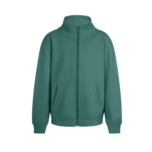 SZ270K.SUDADERA CREMALLERA KIDS TEAL 1/2