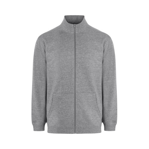 SZ270U.SUDADERA CREMALLERA HEATHER GREY XS