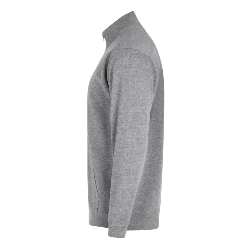 SZ270U.SUDADERA CREMALLERA HEATHER GREY XS
