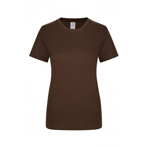 TS155WC.CAMISETA MANGA CORTA MUJER BROWN 2XL