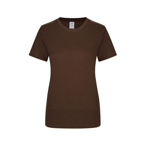 TS190WC.CAMISETA MANGA CORTA MUJER 190 BROWN XS