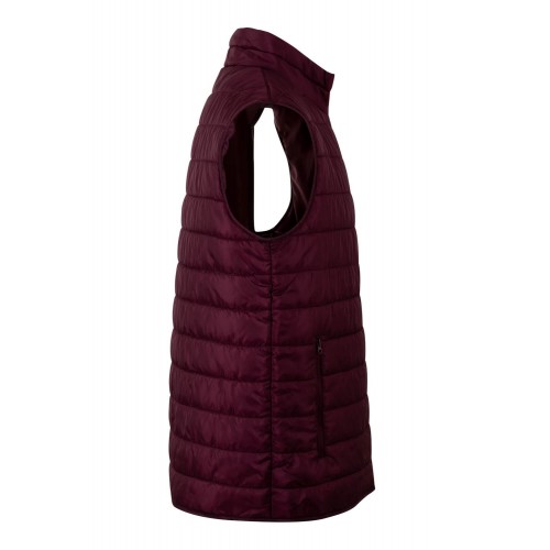 VG200U.CHALECO ACOLCHADO LIGERO WINE 2XL