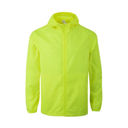 WZ60U.CORTAVIENTO UNISEX FLÚOR YELLOW M