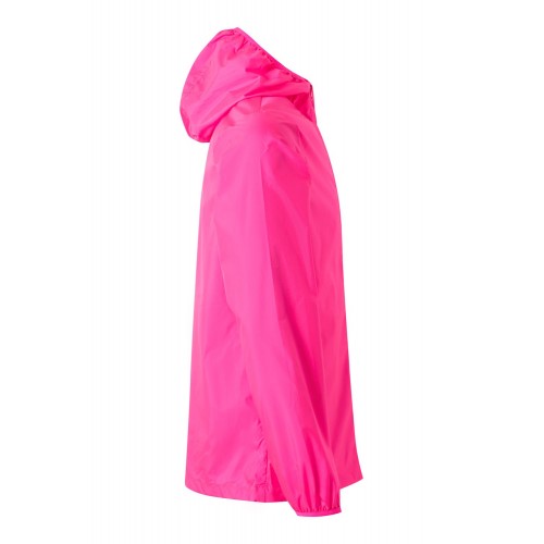 WZ60U.CORTAVIENTO UNISEX FLÚOR PINK 2XL