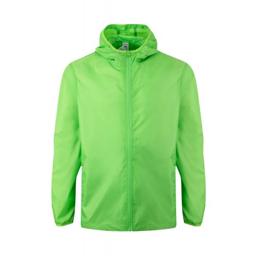 WZ60U.CORTAVIENTO UNISEX LIME FLÚOR 3XL