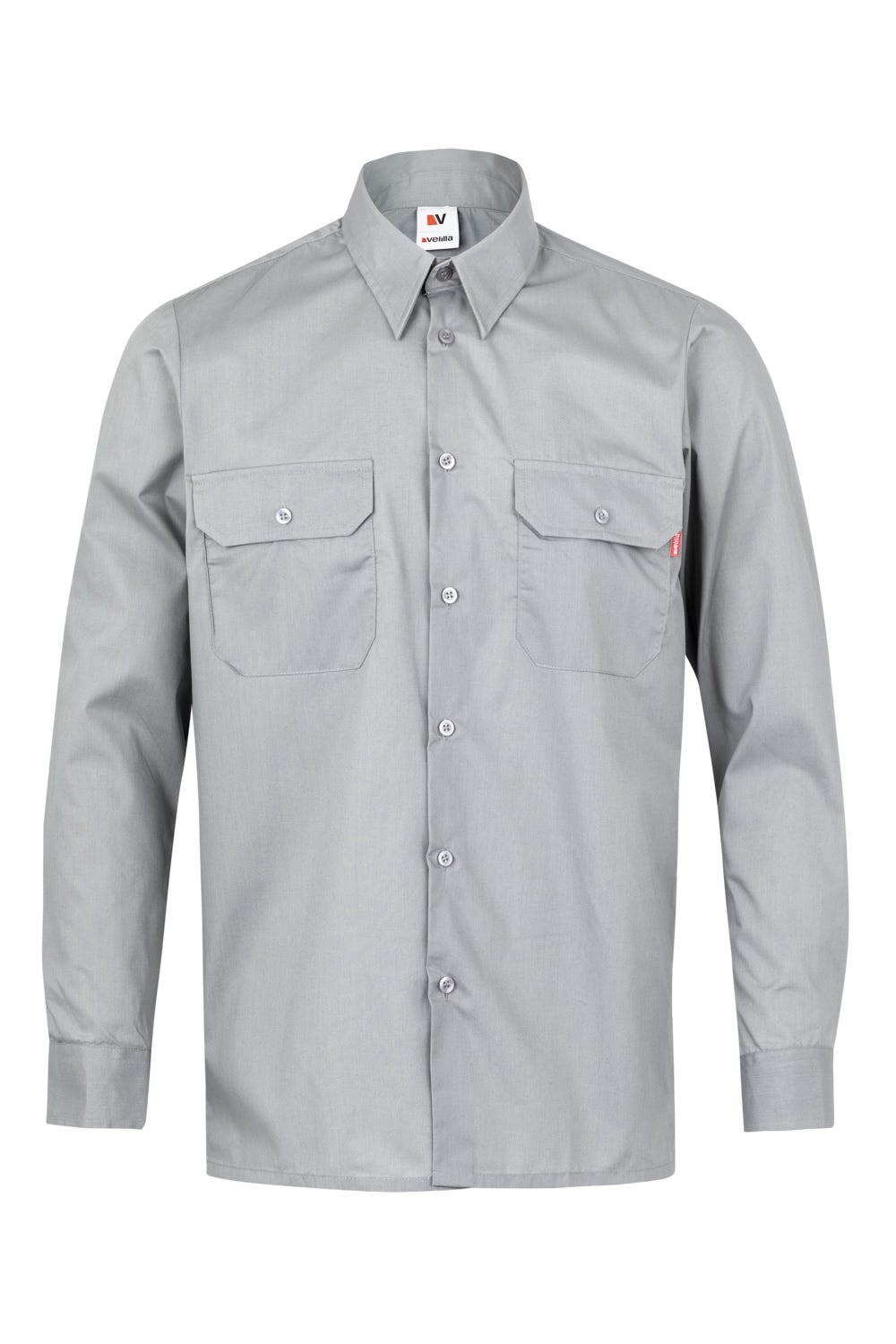 520.CAMISA ML GRIS 2XL