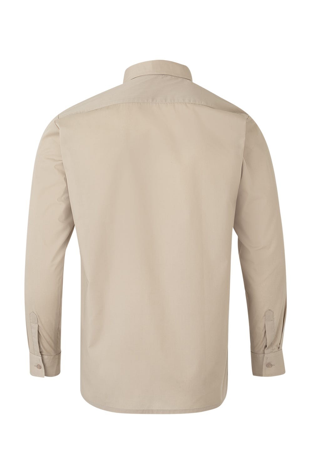 529.CAMISA ML BEIGE 2XL