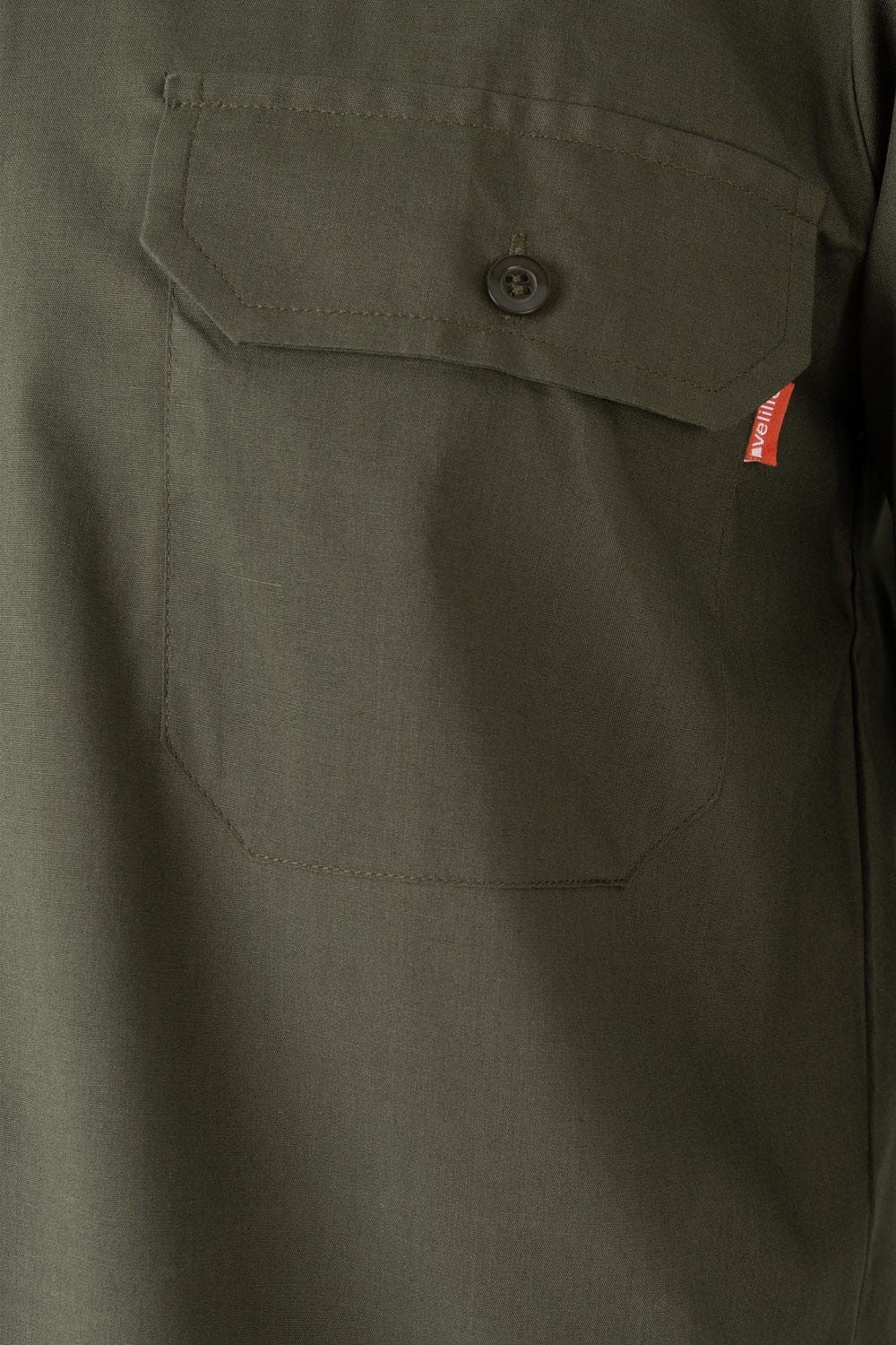 530.CAMISA ML VERDE CAZA 2XL