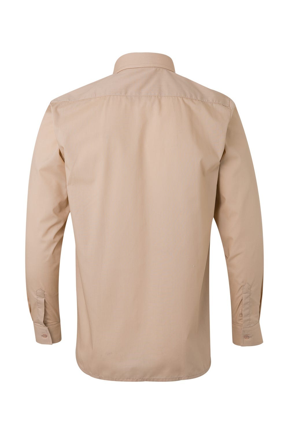 530.CAMISA ML BEIGE 2XL