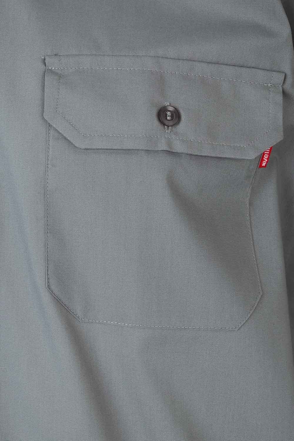 530.CAMISA ML GRIS 2XL