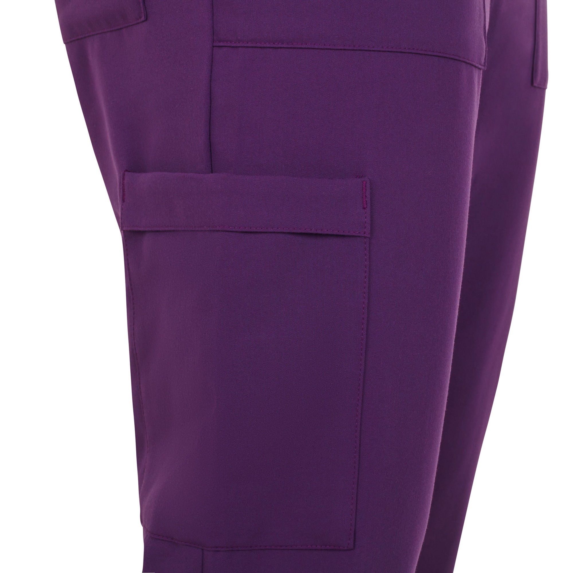 533020S.Pantalón recto GRS PureStretch CIRUELA XS