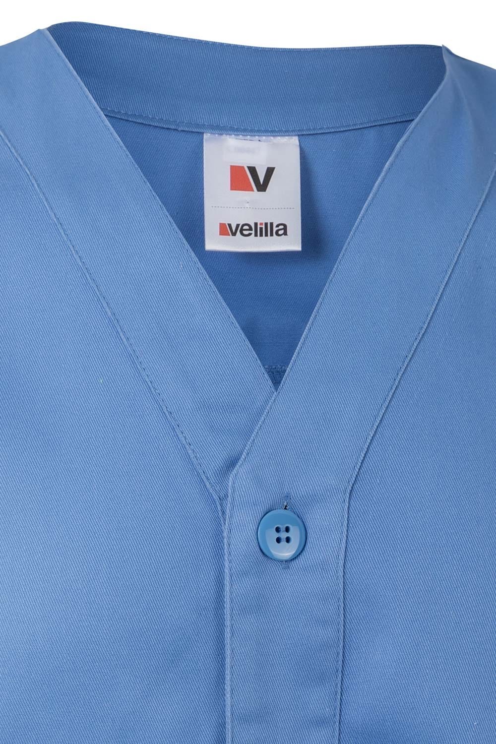 535209.CAMISOLA PIJAMA BOTONES CELESTE 2XL