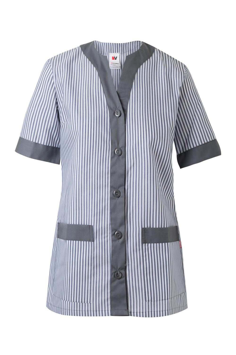 579.CAMISOLA PIJAMA BOTONES GRIS 2XL