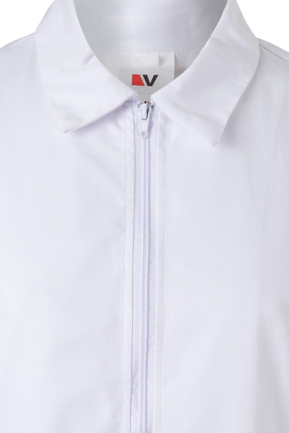 590.CAMISOLA PIJAMA CREMALLERA BLANCO 2XL