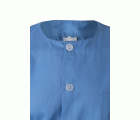 599.CAMISOLA PIJAMA BOTONES CELESTE 2XL