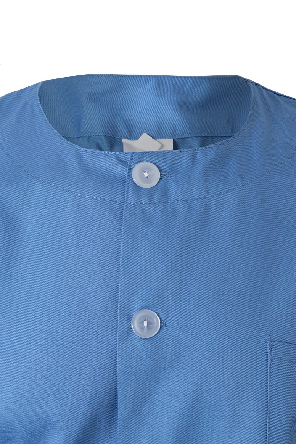 599.CAMISOLA PIJAMA BOTONES CELESTE 2XL